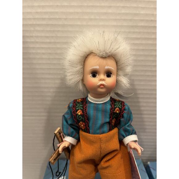 Madame Alexander Dolls 8" Geppetto & Pinocchio In Boxes- Hand Tags- Stands - Picture 2 of 13